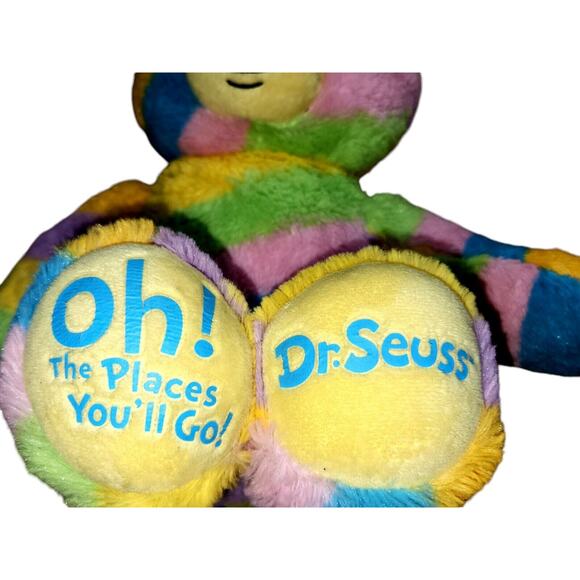 Build-A-Bear DR SEUSS Bear Plush Oh The Places You'll Go RAINBOW Toy - Picture 2 of 7